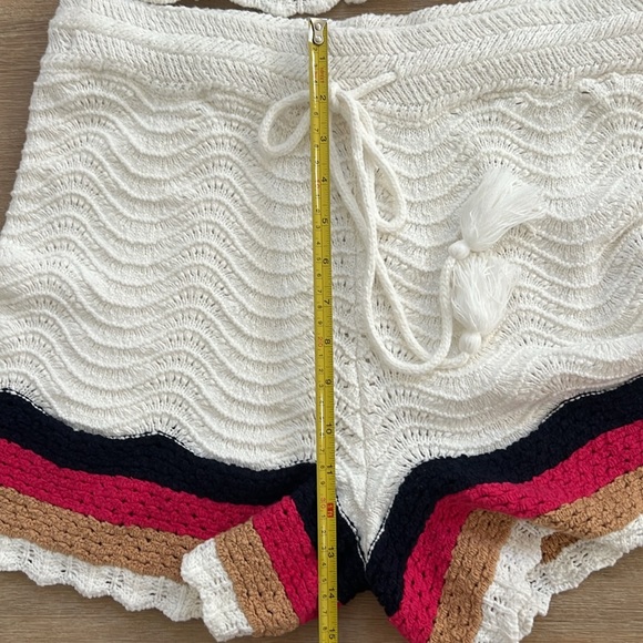 House of Harlow 1960 Crochet Sweater and Shorts Set Medium Large - Picture 11 of 13